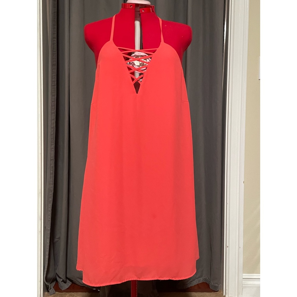 VENUS A-line halter dress